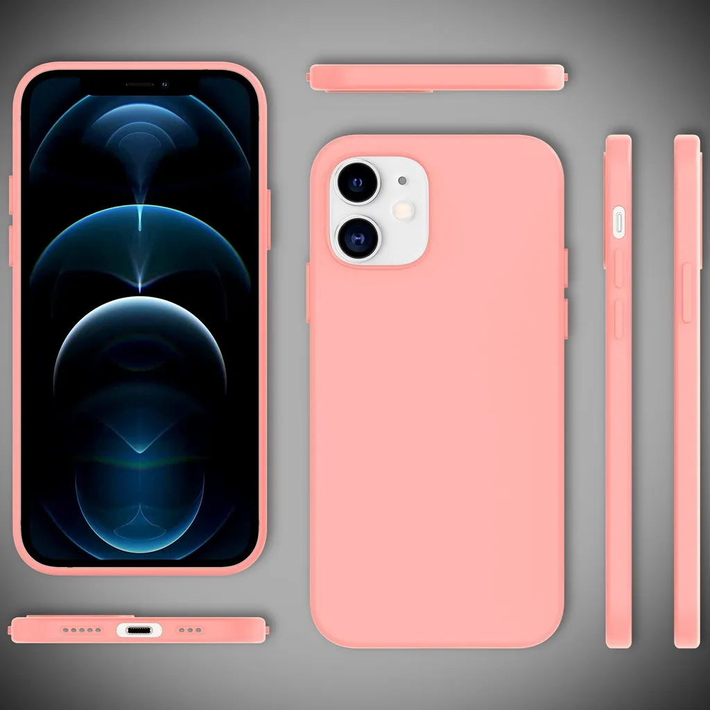 NALIA Custodia Silicone Neon per iPhone 12 Pro Max - Colore Segnaletico Vivace & Lenti - VIBE (Cover Trasparente) - Marchio Tedesco, Colore:Giallo