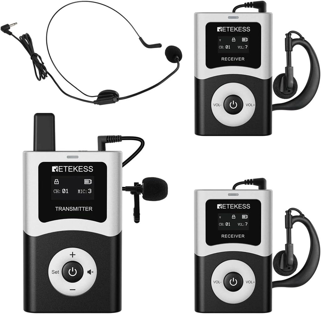 Retekess T130U (T130 4rd) sistema di guida turistica, Immagine del prodotto 