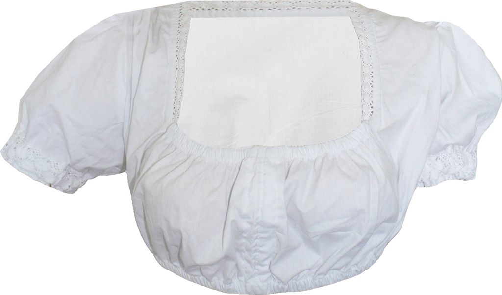 Dirndlbluse dirndl-bluse Trachtenbluse Trachtenmode, Weiß , Größe:44