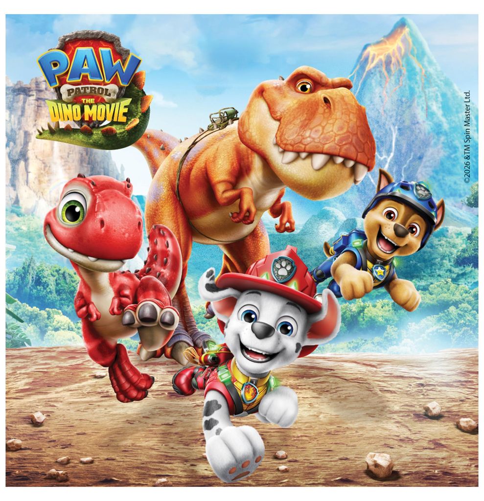 PAW Patrol Dinosaurus Film Servetten, 20 stuks, 33x33 cm Productafbeelding  AI-gegenereerde afbeelding