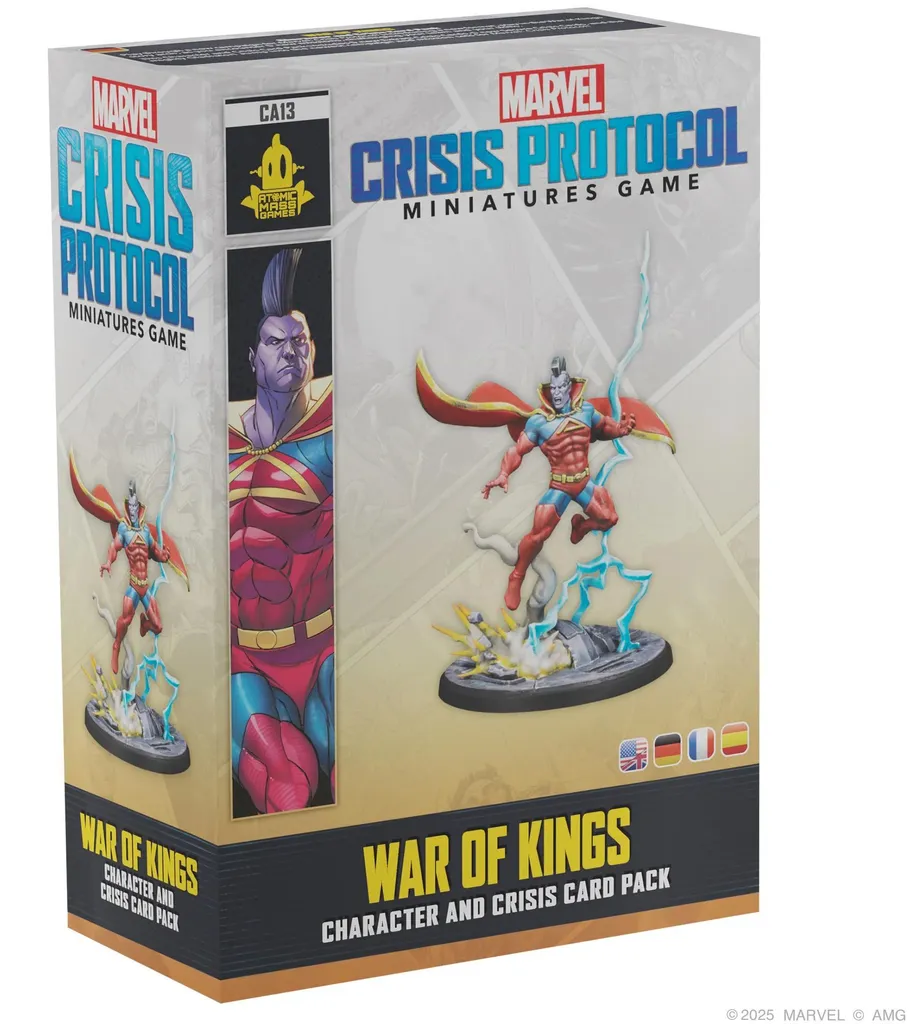 Paquet de cartes de crises Marvel Crisis Protocol Guerre des Rois