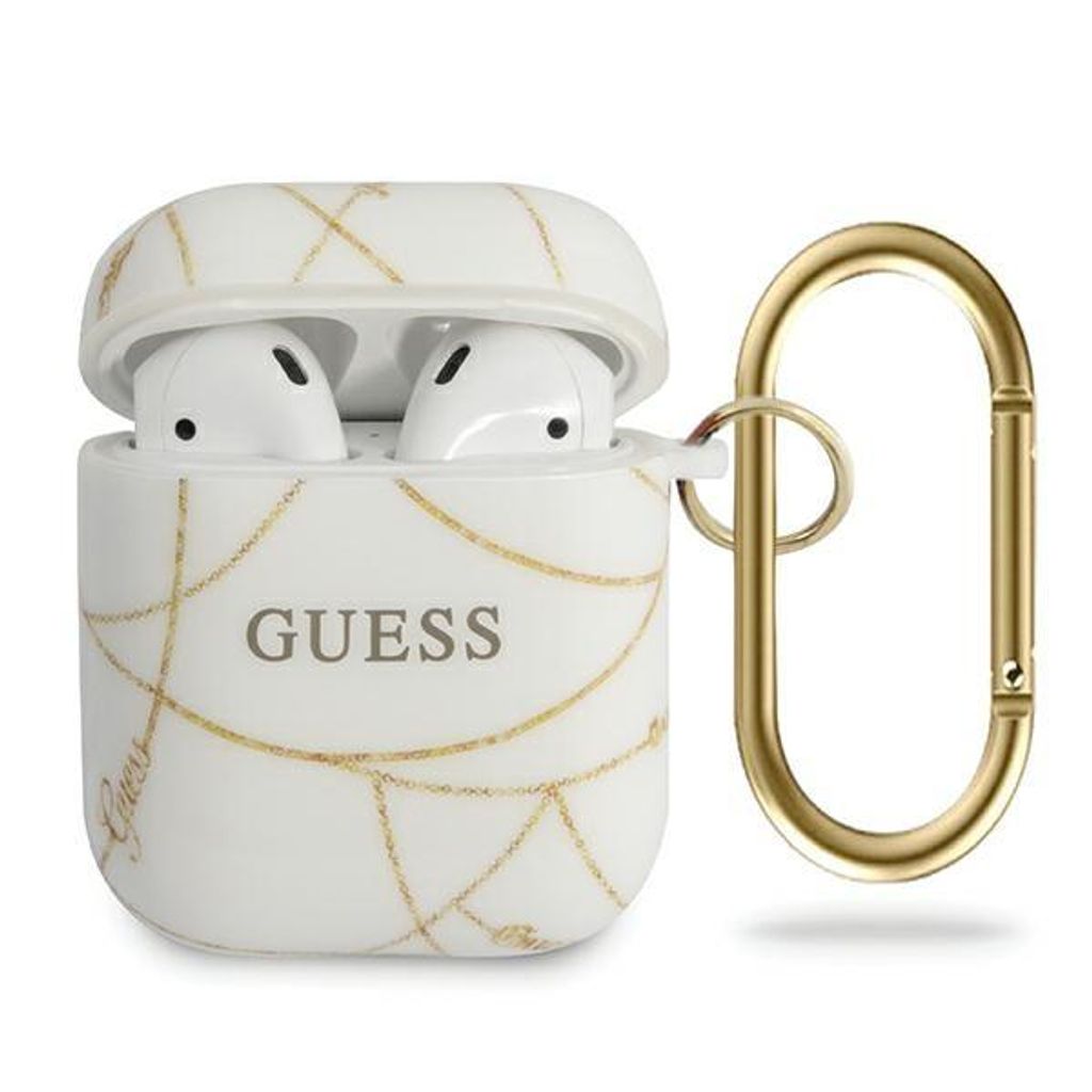 Guess Guaca2Tpuchwh Airpods 1/2 Cover Biały/Bianco Immagine del prodotto 