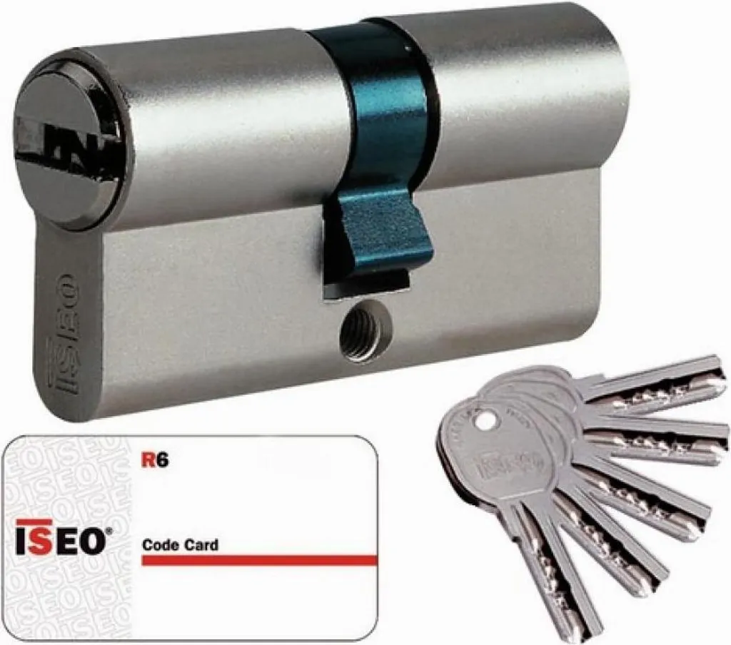 Cylindre ISEO ISR6 30x50 Nickelé haute résistance anti-perçage 880930509