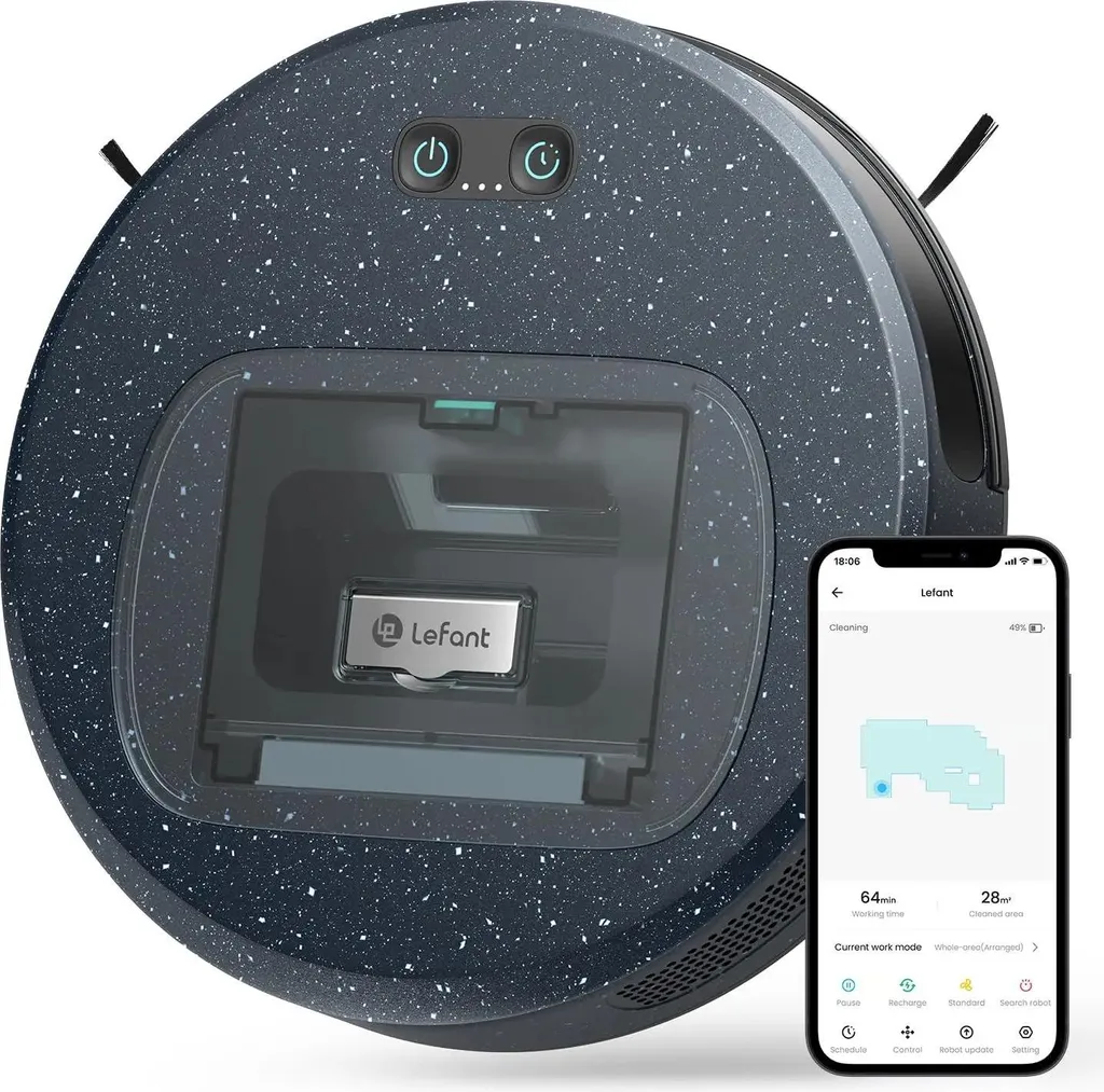 Aspirateur Robot pour Grandes Maisons - Aspiration 5000 Pa Modèle F1