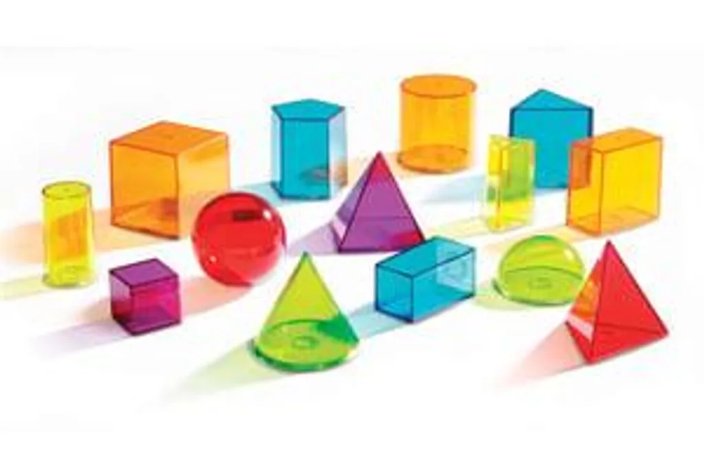 Solides Géométriques Transparents : Kit Pédagogique de 14 Formes 3D - 2
