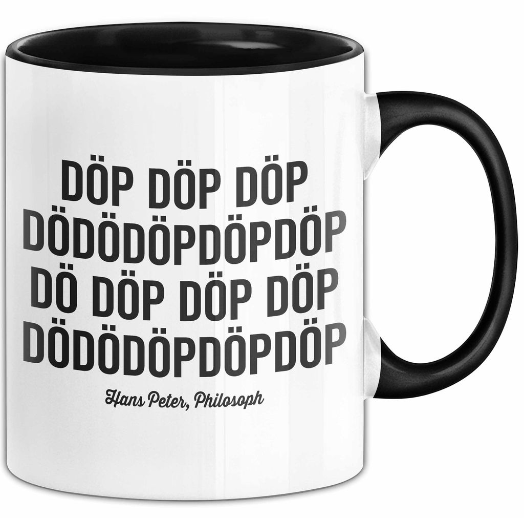 Rave House Musik Festival Party Tasse Geschenk Lustige Geschenkidee Spruch (Schwarz)