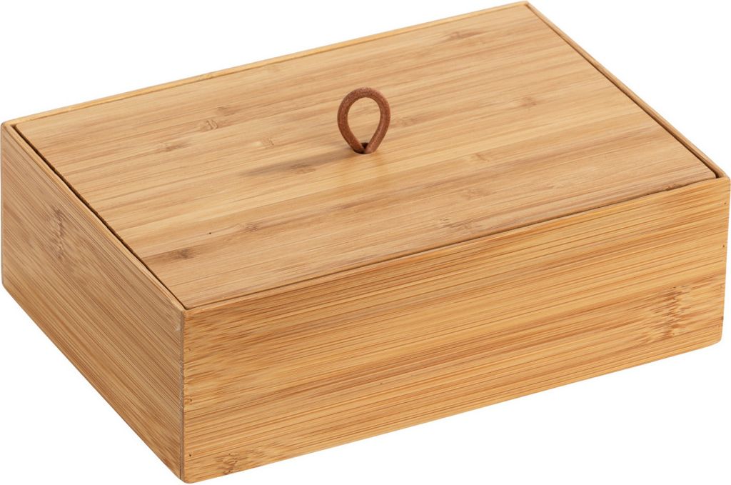 WENKO Bambus Box Terra L mit Deckel, mit praktischer Produktbild 