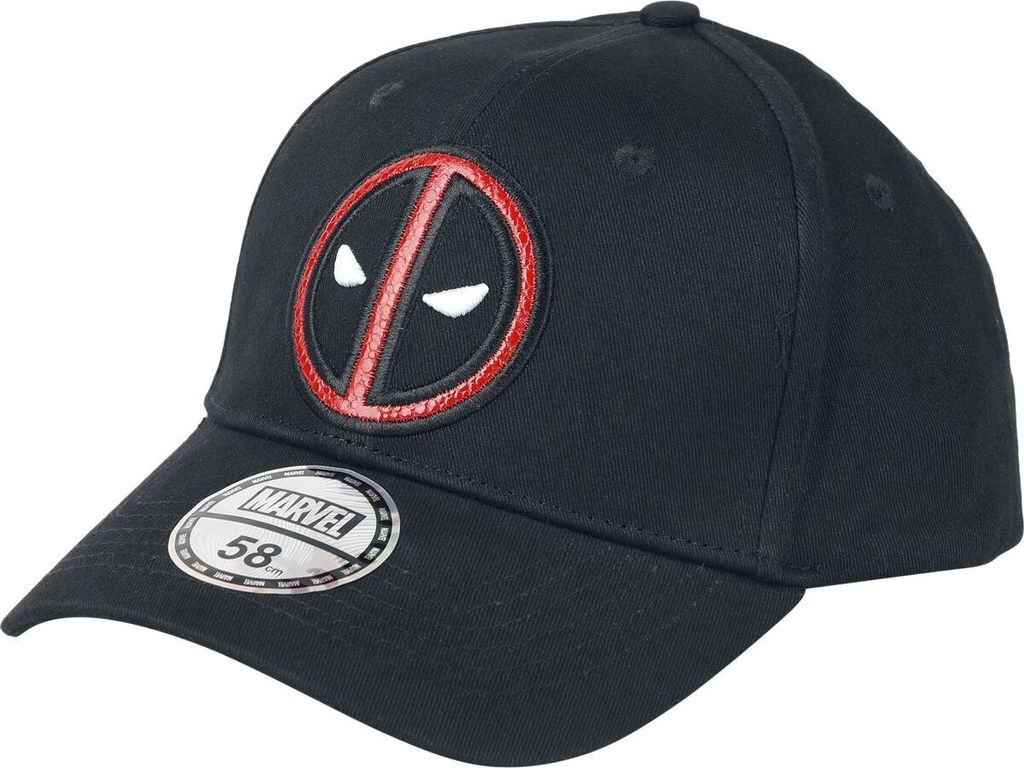 Deadpool Cap Uni Deadpool - Logo schwarz Standard Produktbild 