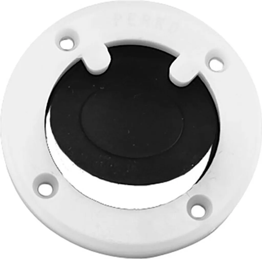 Support de Fixation Blanc Perko pour Vanne de Coque Bateau et Yachting
