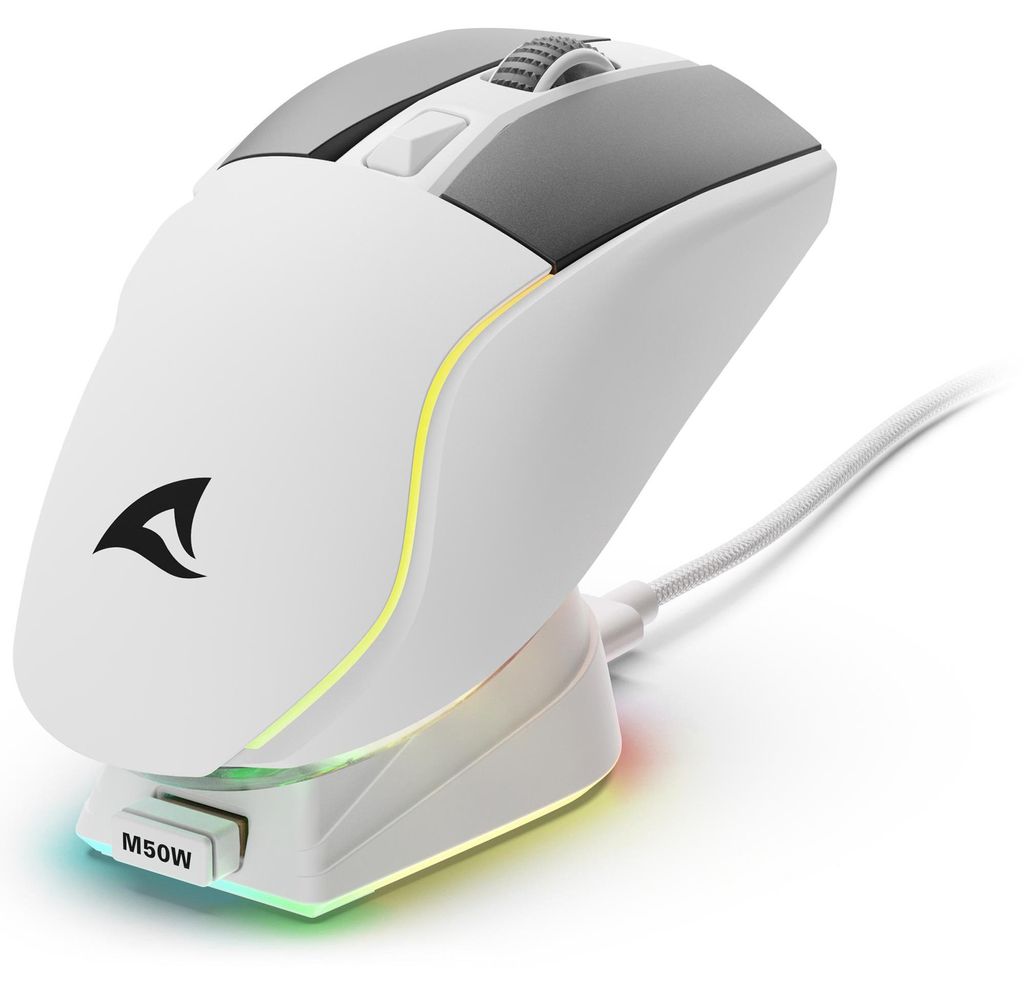 Sharkoon SKILLER SGM50W, Gaming-Maus, (inkl. Ladestation) Produktbild 