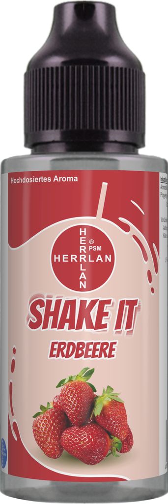 SHAKE IT Erdbeer-Aroma, hochdosiertes Lebensmittelaroma in Produktbild 