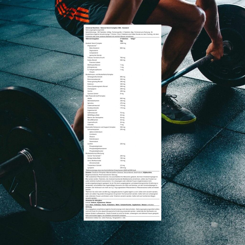 Universal Nutrition | Natural Sterol Complex