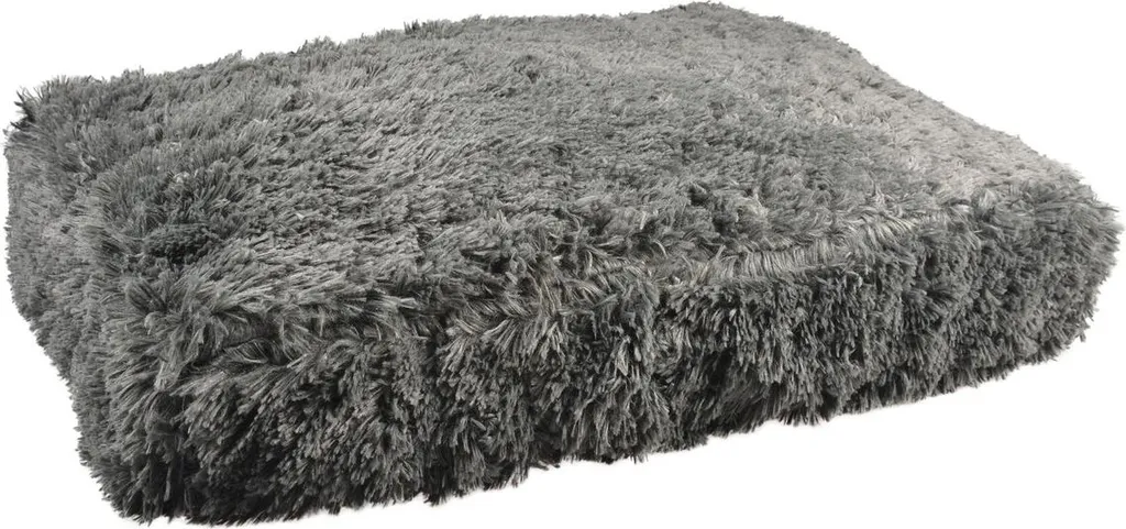 Coussin chien Duvo+ Snug taille L gris foncé pour sol dur et confort