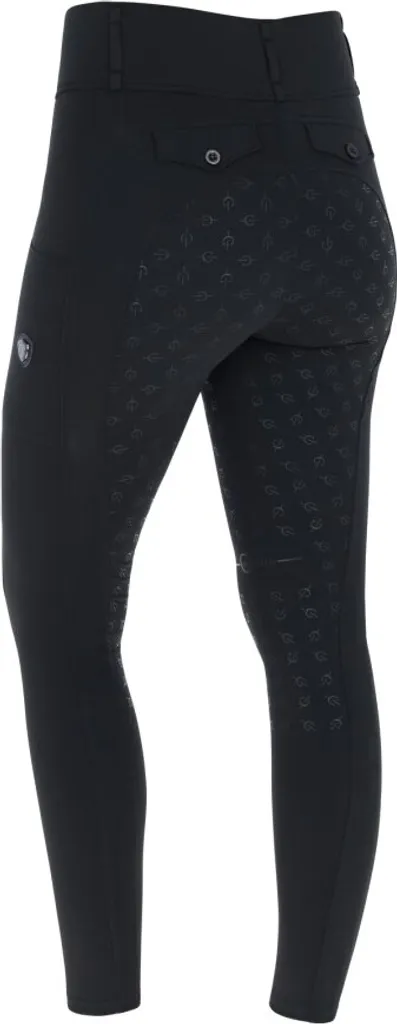 Legging d'Équitation Hiver Covalliero Noir - Confort et Grip Taille 44/46 H/W 24 - 4