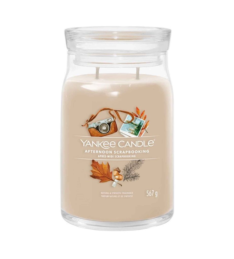 Yankee Candle Afternoon Scrapbooking Signatur Kerze groß 567g