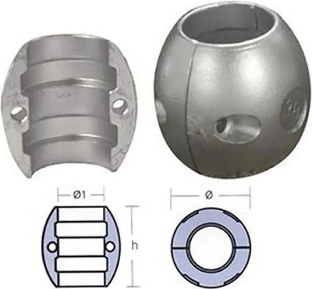 Collare Zinco 31,7 mm Tecnoseal - Smetti di Corrodere il Tuo Asse!