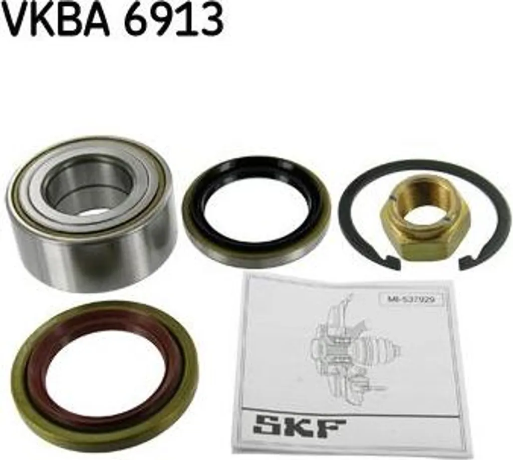 Roulement de roue complet SKF VKBA 6913 compatible avec Space Star