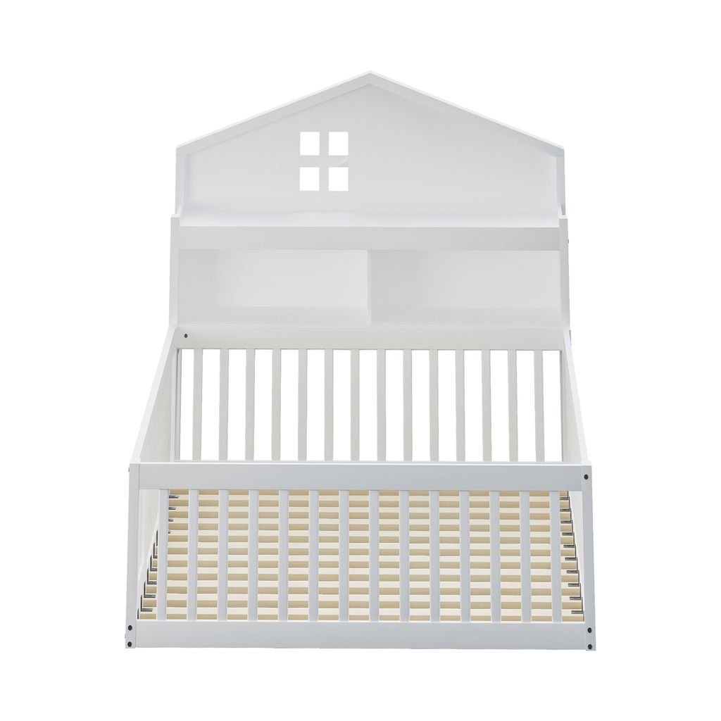 Flieks Kinderbett Hausbett 140x200cm mit Lattenrost, Produktbild 