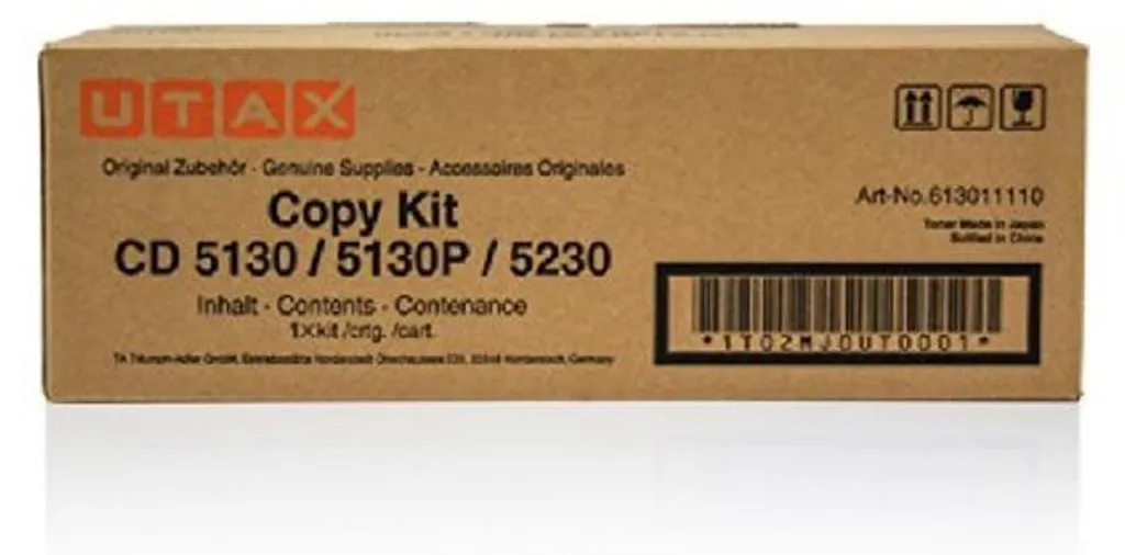 Toner Noir Utax TK-5130 613011110 : Finies les Traces sur vos Documents