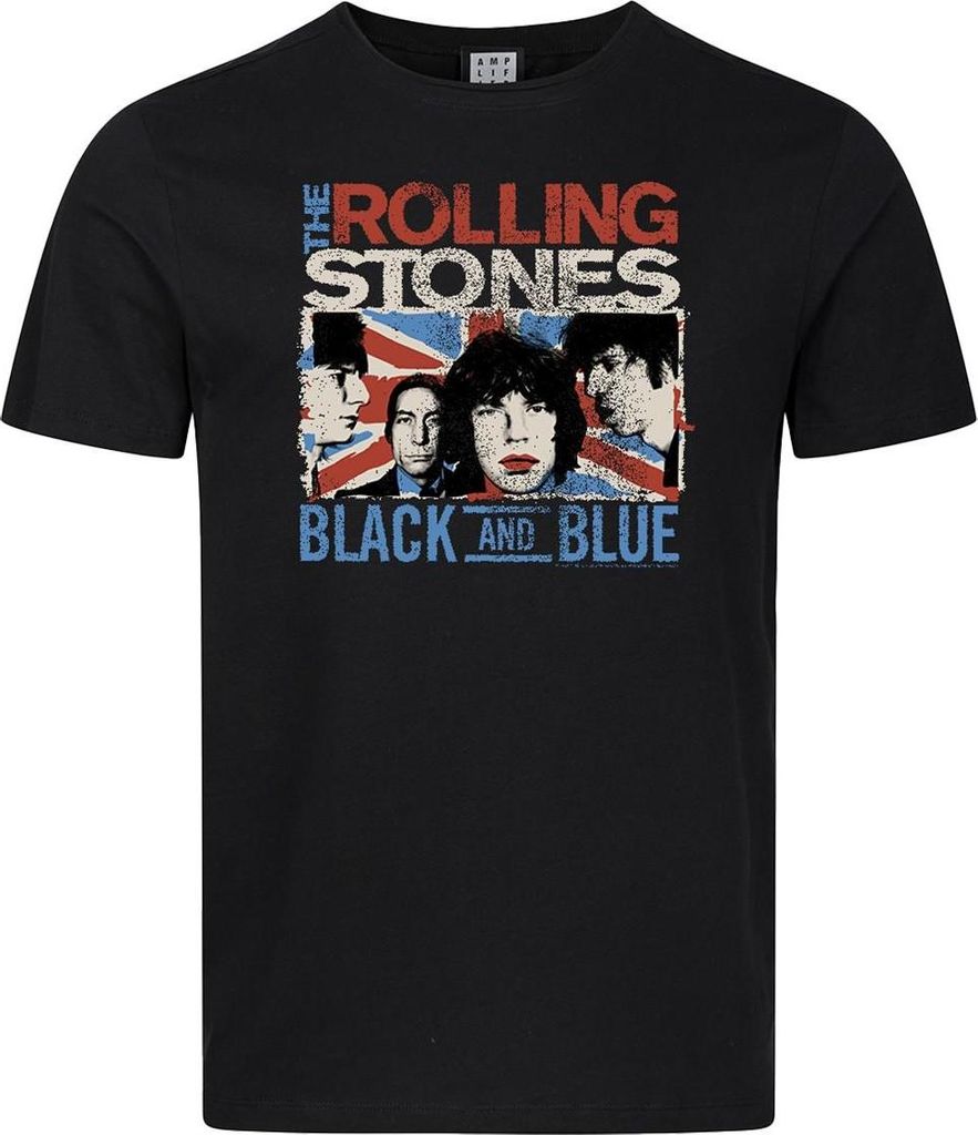 Amplified - "Union Jack" T-Shirt für Herren/Damen Uni GD4248 (XXL) (Schwarz)