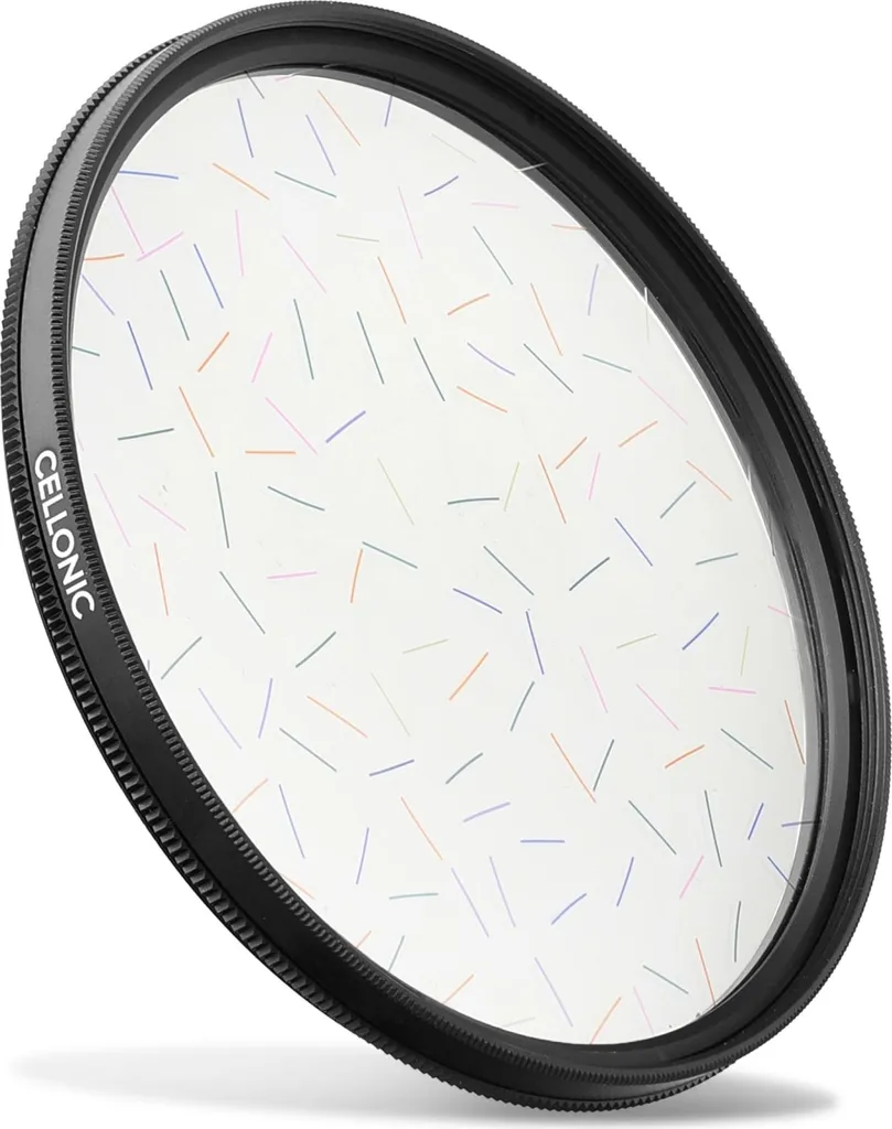 CELLONIC 58mm Rainbow Filter | Crea Luci Stellari e Riflessi Magici