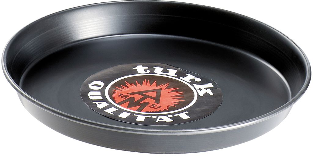 APS-Germany 73509, Pizzapfanne, Schwarz, Stahl, Produktbild 