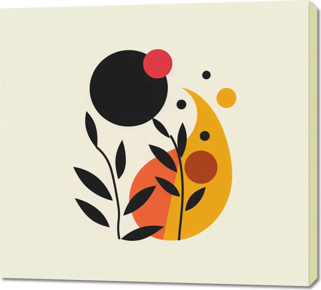 Décoration murale fleur 100 x 90 cm - Pour un salon lumineux et zen