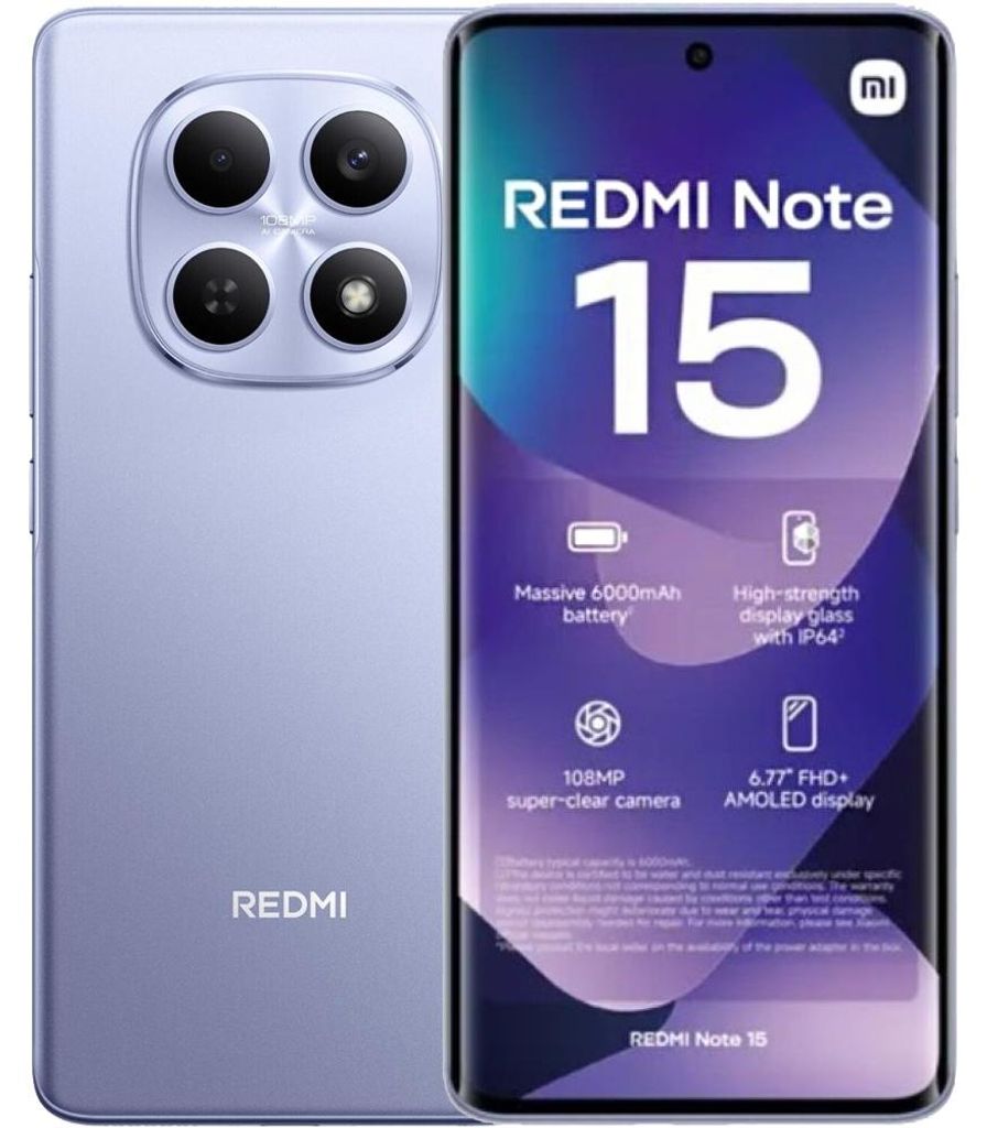 Xiaomi Redmi Note 15 8/256 GB Viola Immagine del prodotto 