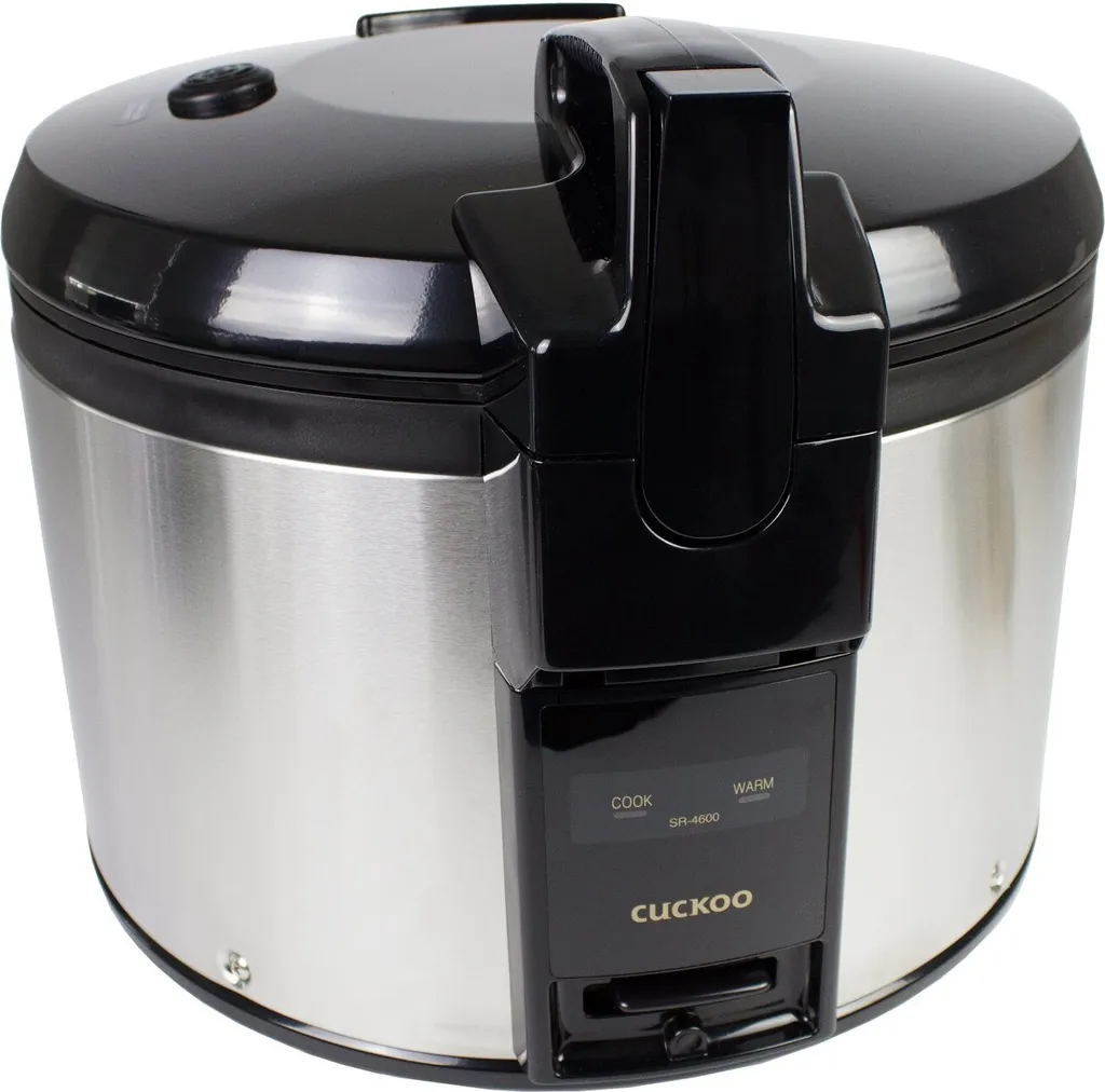 Cuiseur à riz de restaurant CUCKOO 4600ml en acier inoxydable Inox