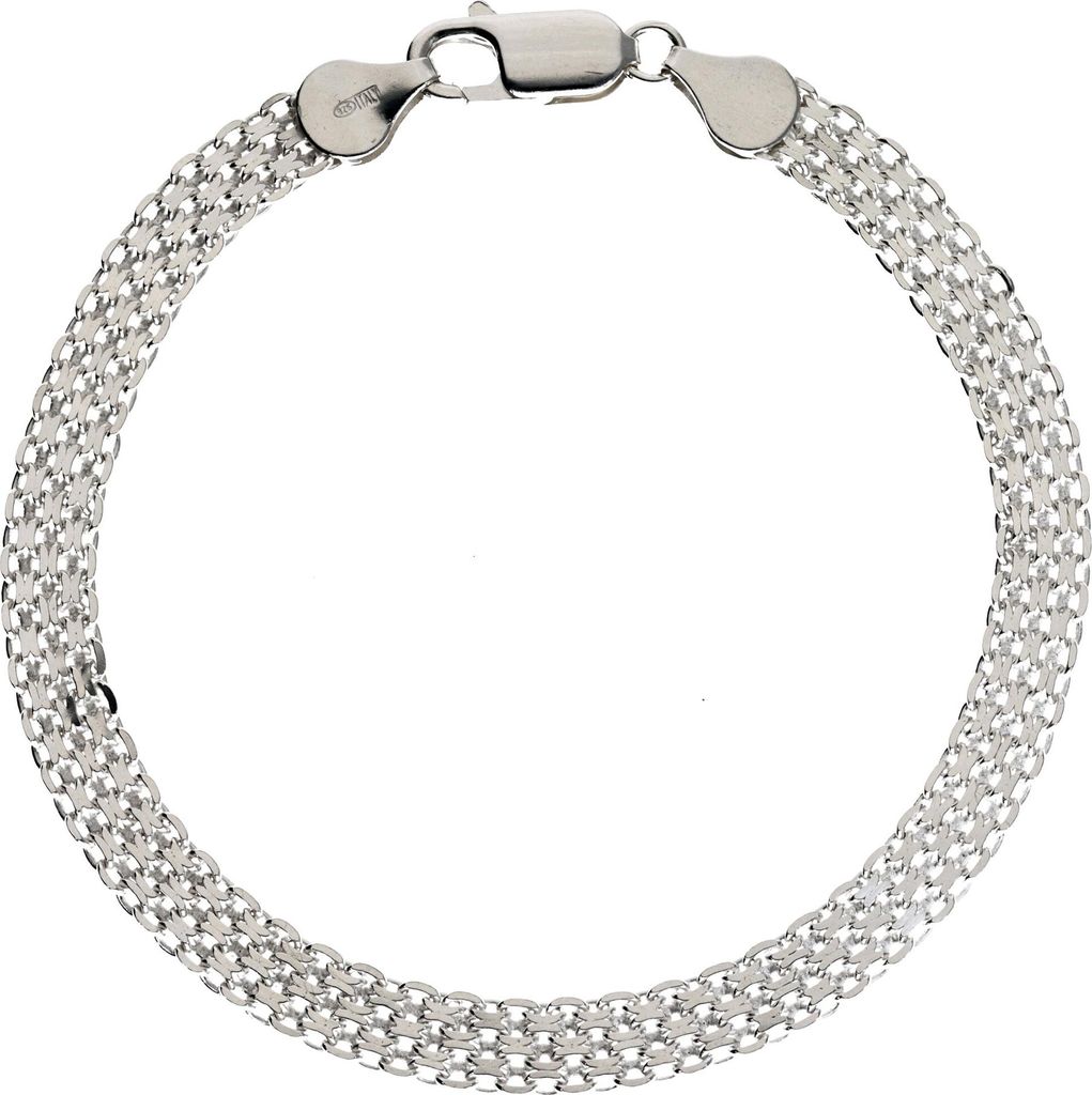 Damen Armkette aus echt Silber 925 21 cm