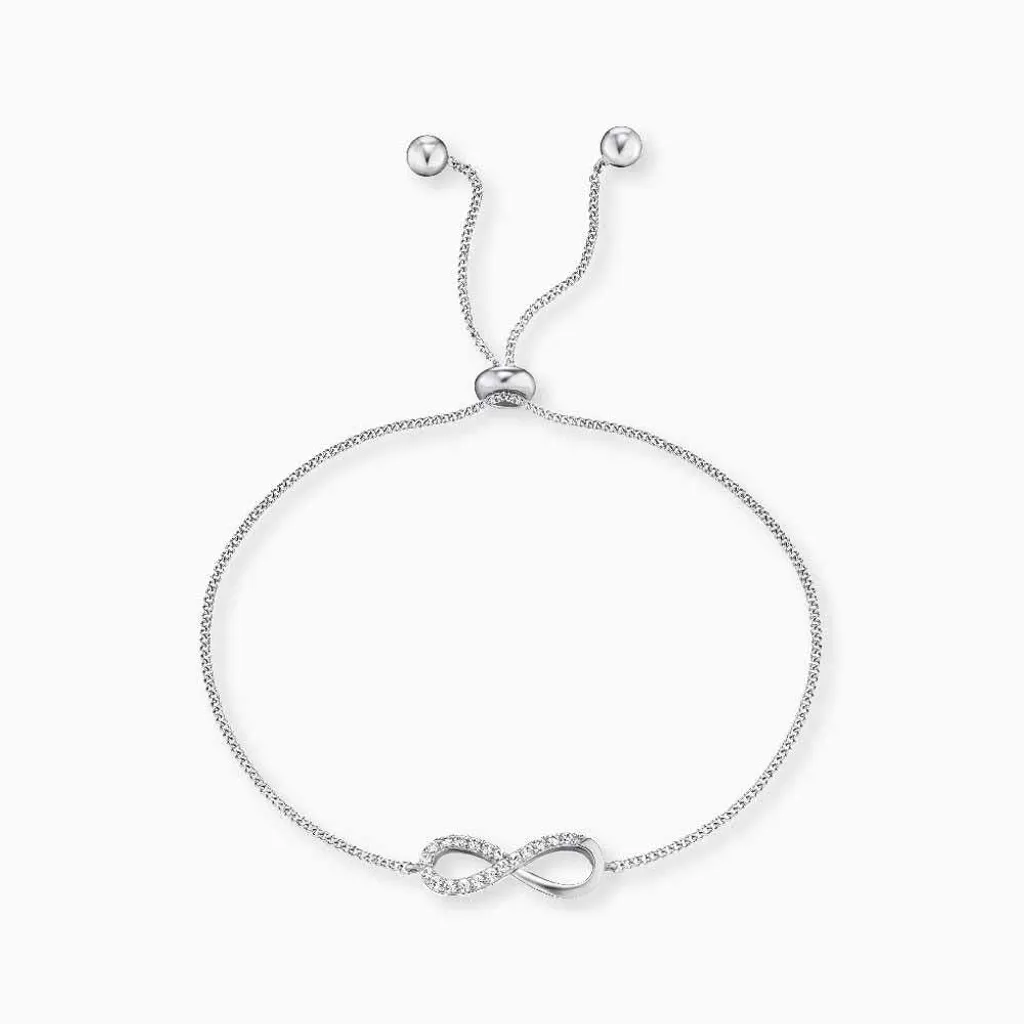 Bracelet Infini en Argent IDÉAL pour Cadeau d'Anniversaire Femme