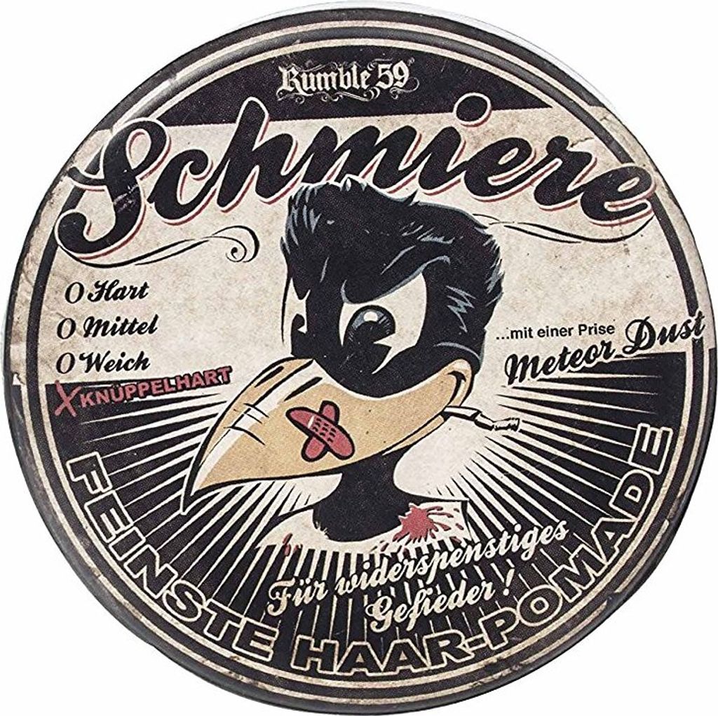 Rumble59 Schmiere Haar Pomade Knüppelhart - 140 Ml