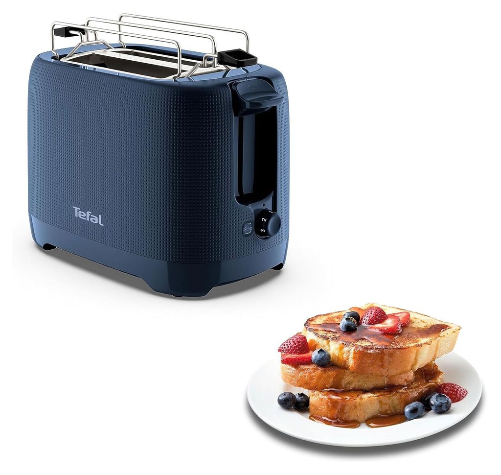 Tefal Morning TT2M1410, 2 Scheibe(n), Blau, Kunststoff, Produktbild 