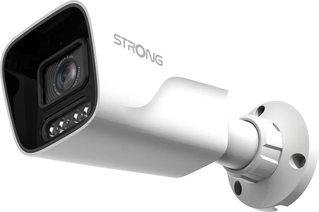 Caméra de Surveillance Extérieure 5MP PoE Vision Nocturne Renforcée
