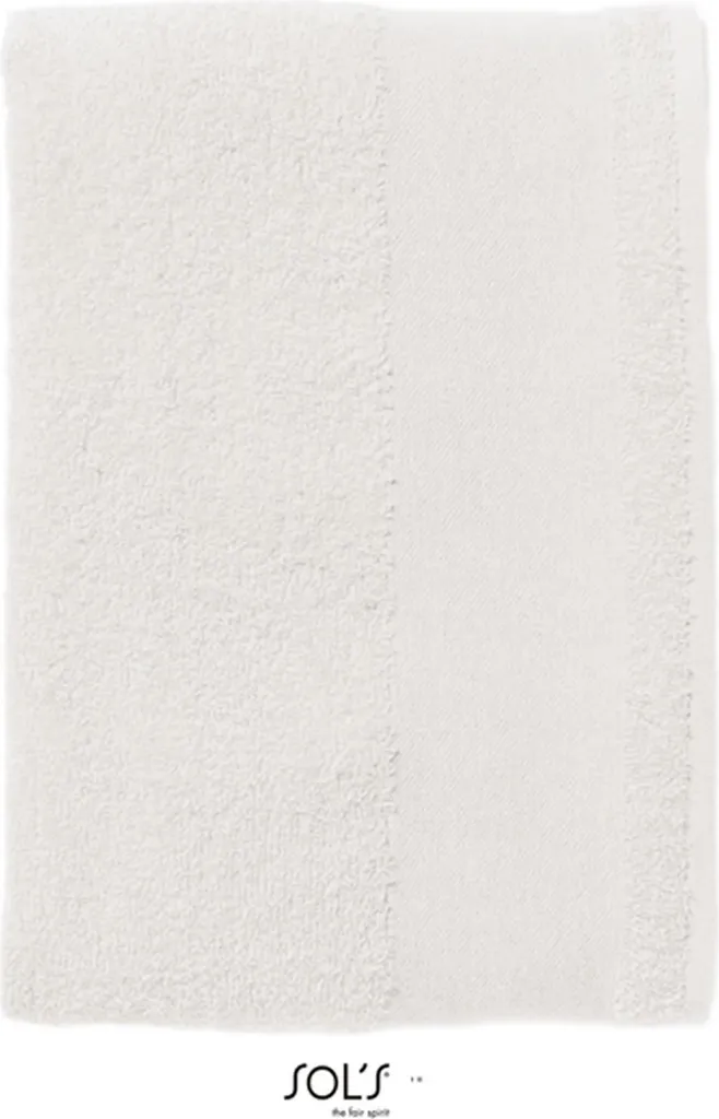 SOLS 89009 Drap de bain Bayside 100x150 cm blanc coton haute qualité