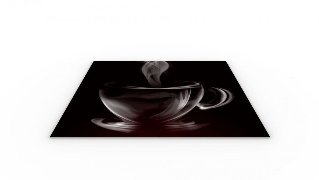 Sklenená kuchynská doska KÁVA 60x52cm - doska na krájanie - Obrázok produktu 