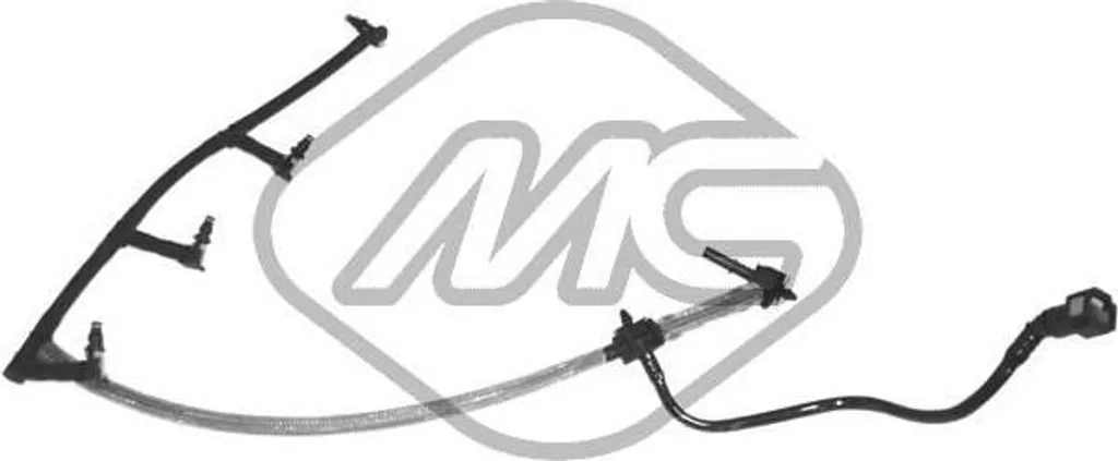Tuyau de Carburant Metalcaucho 92083 pour Transit - Réf OE BK3Q9K022AG