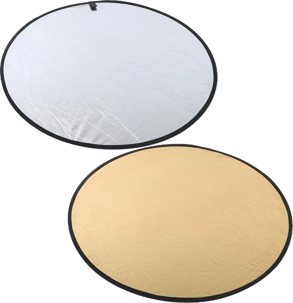110 cm riflettore rotondo 2 in 1 fotografia pieghevole con borsa portatile