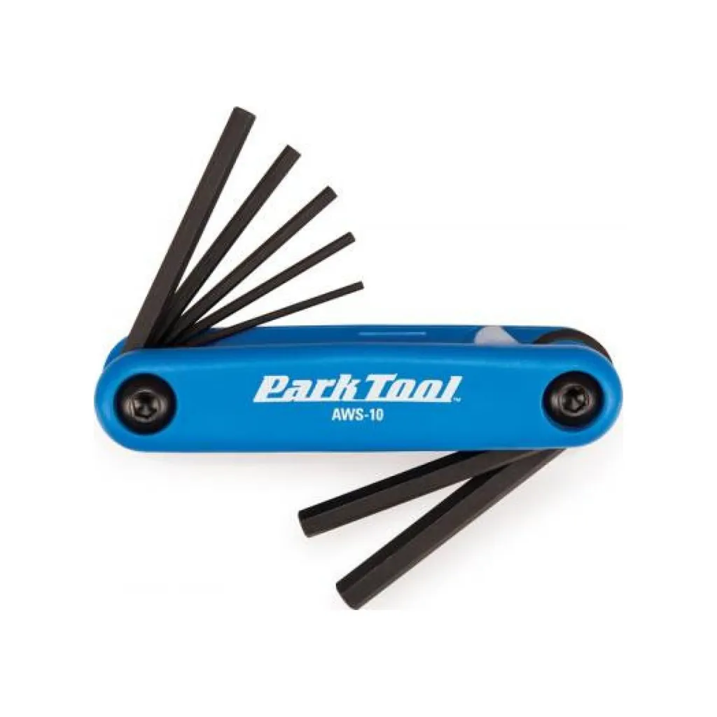 Park Tool AWS-10 Clé Pliable Bleue Hexagonale 1,5 à 6 mm pour Vélo