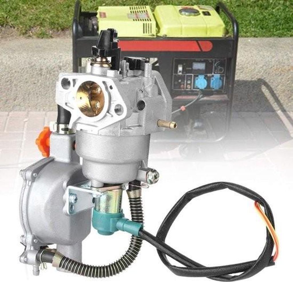 LPG CNG Generator Dual Fuel Vergaser – Passend für GX390 188F – Manueller Choke – Zubehör – 4,5–5,5 kW – Rasenmäherteile.