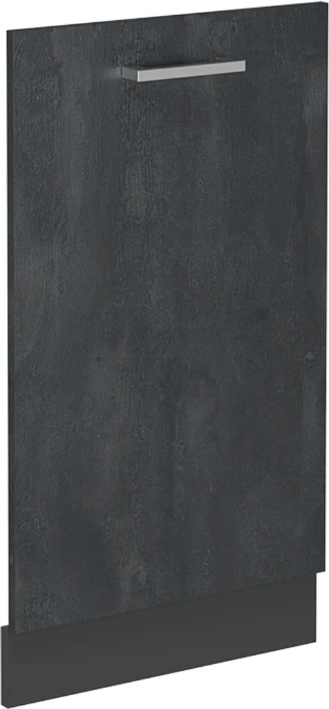 Vicco Pannello Frontale Lavastoviglie R-Line 45 cm - Calcestruzzo Nero