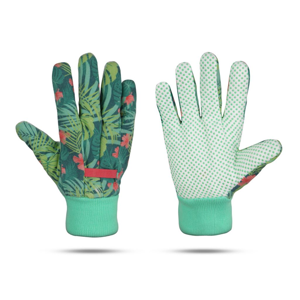 Gartenhandschuhe M/L ( 8-8,5 ) für Damen/Herren - Atmungsaktiv - ( 4 Paar ) Robuste Schutzhandschuhe - Antirutsch Beschichtung - Für Pflanz und G...