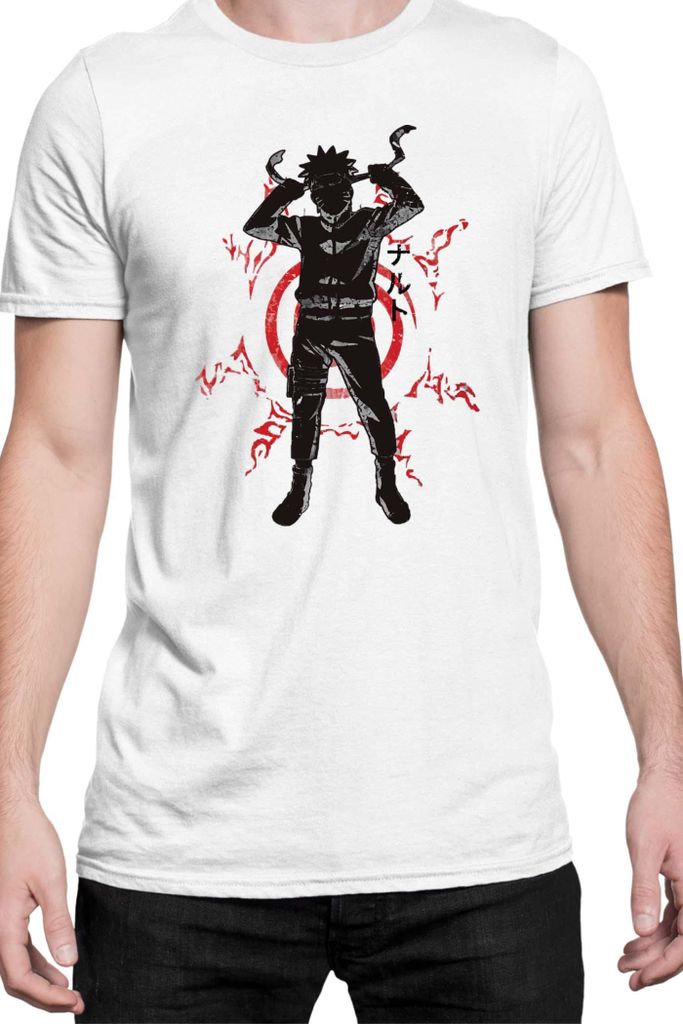 Herren T-Shirt Naruto Naruto 05, Man 5XL / Weiß