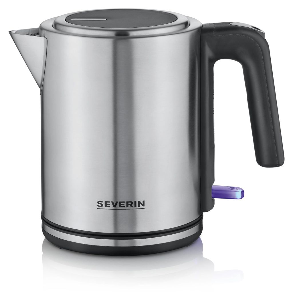 Severin WK 3489, 1 l, 2400 W, Czarny, Srebrny, Plastik, Zdjęcie produktu 