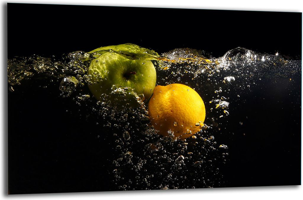 Herdabdeckplatte Glaskeramikkochfeld-Abdeckung Spritzschutz Glas 80x52 Obst