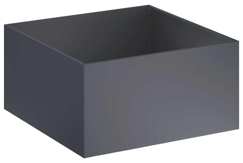 vidaXL Pot de jardin anthracite, 60 x 60 x 40 cm Image du produit 