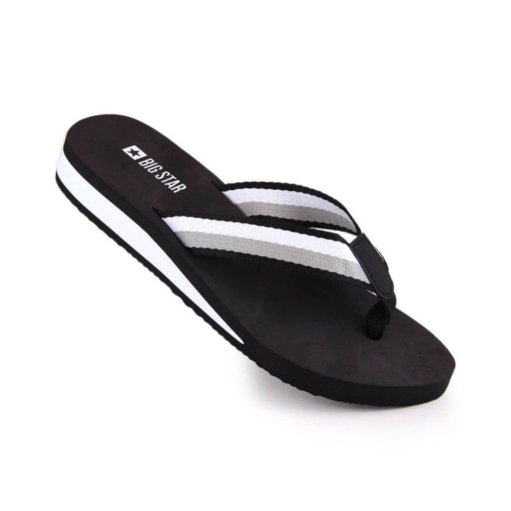 Damen Big Star Platform Flip Flops LL274781 Schwarz 38