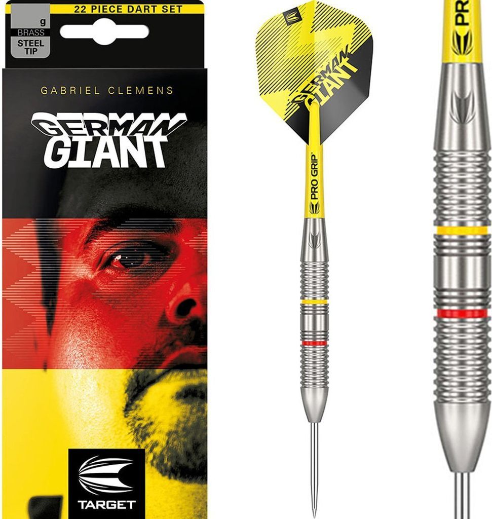 Target Darts Gabriel Clemens 22G Brass Steeldarts-Set Geschenkpaket
