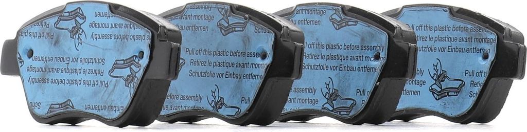 REMSA Bremsbeläge Satz Vorne Bremsklötze für OPEL Corsa D Schrägheck (S07) 0858.30