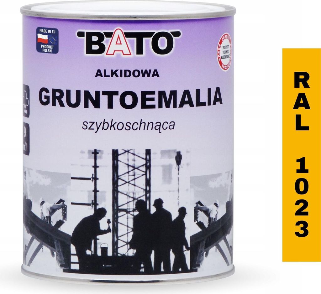 Gruntoemalia Alkidowa Szybkoschnąca Żółta Ral 1023 0,8L Zdjęcie produktu 